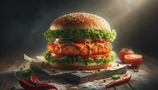 Burger de pui picant