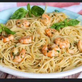 Espagueti All-Alzo Con Gambas