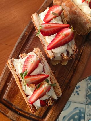 Milhoja Crema Pastelera