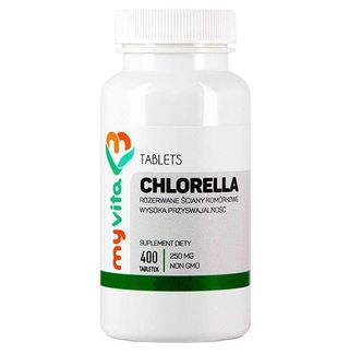 Chlorella 250mg 400 tabletek MyVita