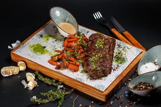 Стейк Рибай из мраморной говядины 