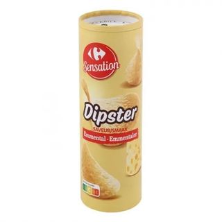 Patata Sabor Queso Dipster Carrefour 175 Gr.