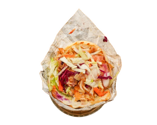 Kebab especial con queso