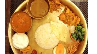 Prawn thakali thali