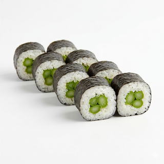 34.Maki de espárragos (8 uds)