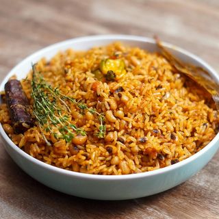 Jollof Rice & Beans