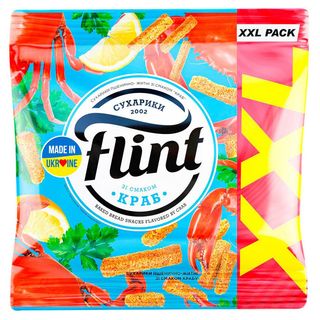 Сухарики пшенично житні зі смаком крабу 110г