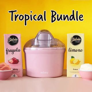 Tropical Bundle - 1 Gelatiera + 2 gusti Gelato 4ever (Limone + Fragola)