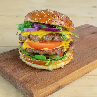 Double cheeseburger