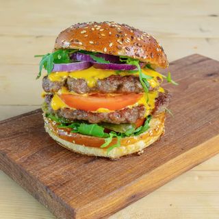 Double cheeseburger