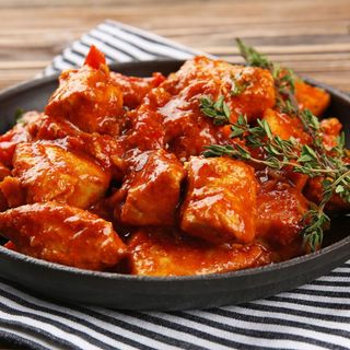 Poulet Émincé Sauce Indienne