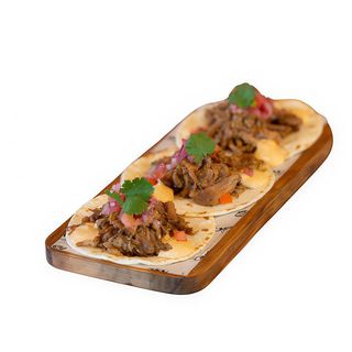 Tacos res al carbón