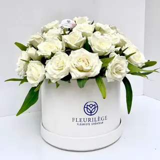 Boite De Fleurs Bombé L