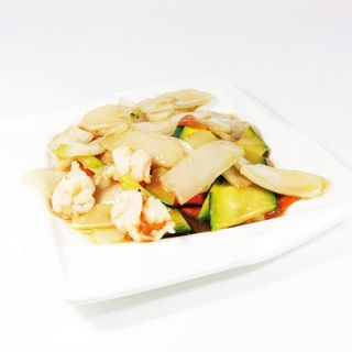 Gnocchi di riso con gamberi