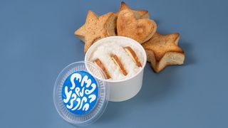 ღომი შებოლილი სულგუნით დიდი პორცია