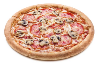 Pizza Prosciutto y Fungui