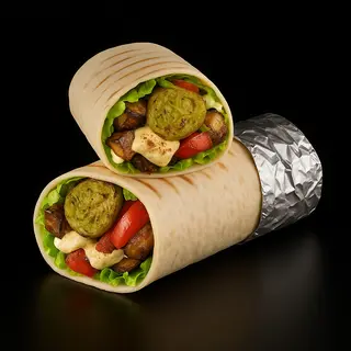 Кебаб с фалафелем/Kebab cu falafel