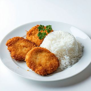 Svinjska šnicla 250gr sa rižom