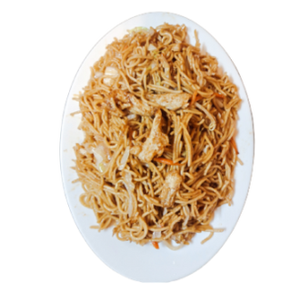 221. Спагети със свинско и зеленчуци (700г)