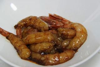 Langostinos Con Salsa De Soja