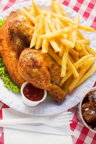 Whole Chicken + Fries + Soda