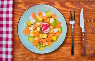 Ensalada de salmón