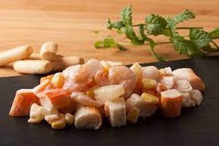 Ensalada de cangrejo y gambas