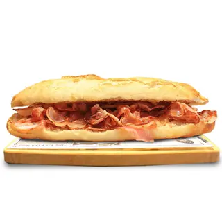 Bocadillo De Jamón Serrano Y Queso