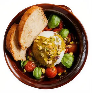 Burrata tricolore