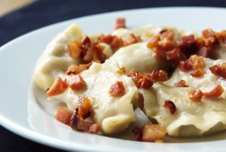 Pierogi ze szpinakiem 