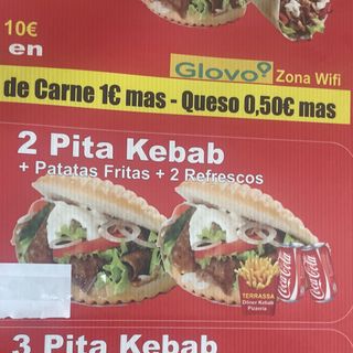 2. Menú 2 Pita Kebab