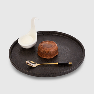 250. Soufflé cioccolato con gelato