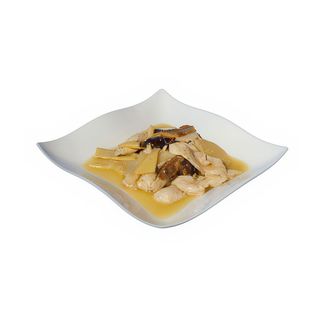 254 Pollo con gamberi e bambù