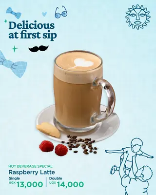 Double Raspberry Latte