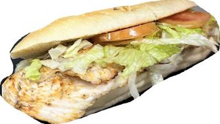 24 Panino con coscia di pollo disossata