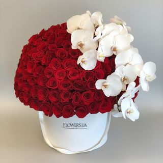 Квіти в коробці"Моїй половинці"