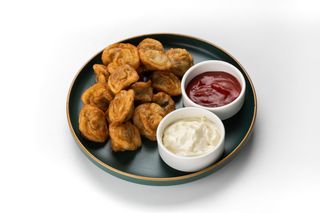 Пельмени жареные