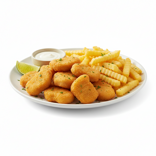 Nuggets de pollo (6 uds.) + patatas