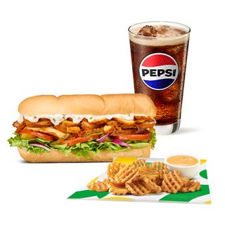 Menú Pollo Estilo Doner (15 Cm.)