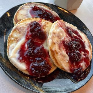 Pancakes vanilie si dulceata