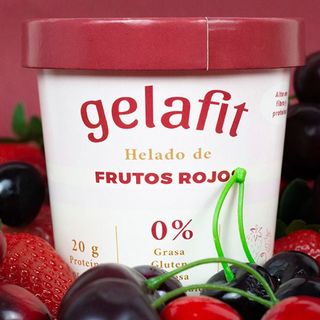 Helado Gelafit de Frutos Rojos