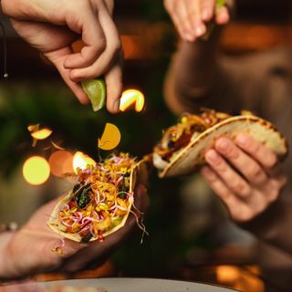 Taco z grillowanym rostbefem (3szt.)