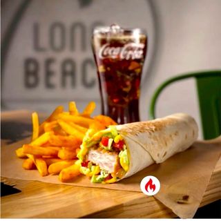 Menú Duram kebab Burrito de Pollo 