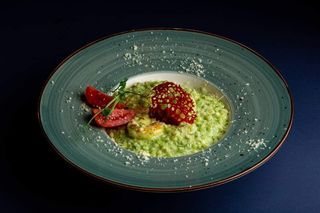 Паста "Птитим" с креветками 