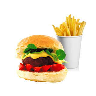 Parmigiana Burger - mozzarella, pomodoro e scaglie di parmigiano