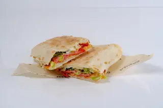 Сэндвич из печи с колбасой