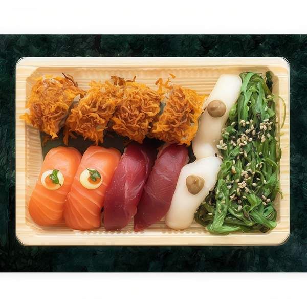Lunch Box Yoru 10 piezas con wakame
