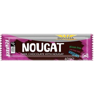 K29749Baton de ciocolata neagra cu nuga, ECO, 40 g,60