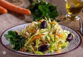 087. Салата зеле и моркови (350гр)