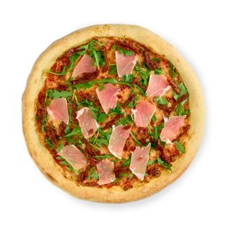 Піца з прошуто і вяленими томатами